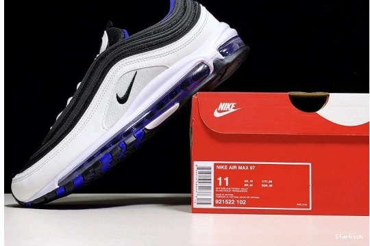 MAX VIOLET BLACK-PERSIN WHITE 921522-102 97 MENS NIKE AIR 0302